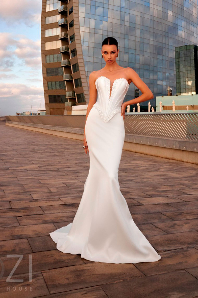Свадебное платье силуэта рыбка Ярина от бренда Jozi