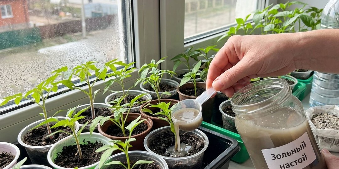 Как правильно подкормить рассаду на окне золой? Не все делают правильно и результата нет.