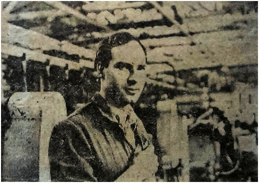 Цех №11. Шлифовщик В.Кренделев 