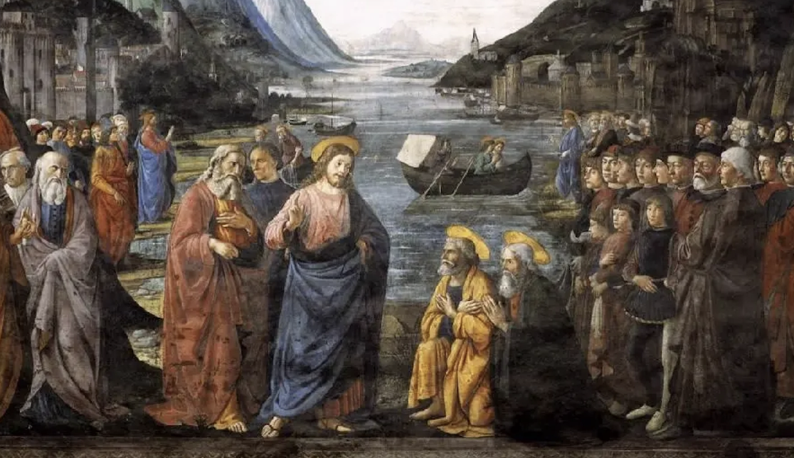 Призвание апостолов Андрея и Петра. Доменико Гирландайо