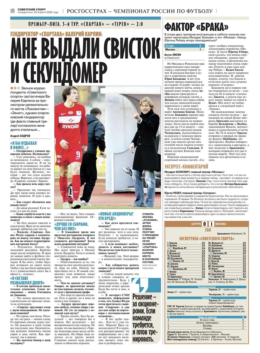    Архив «Советского спорта»
