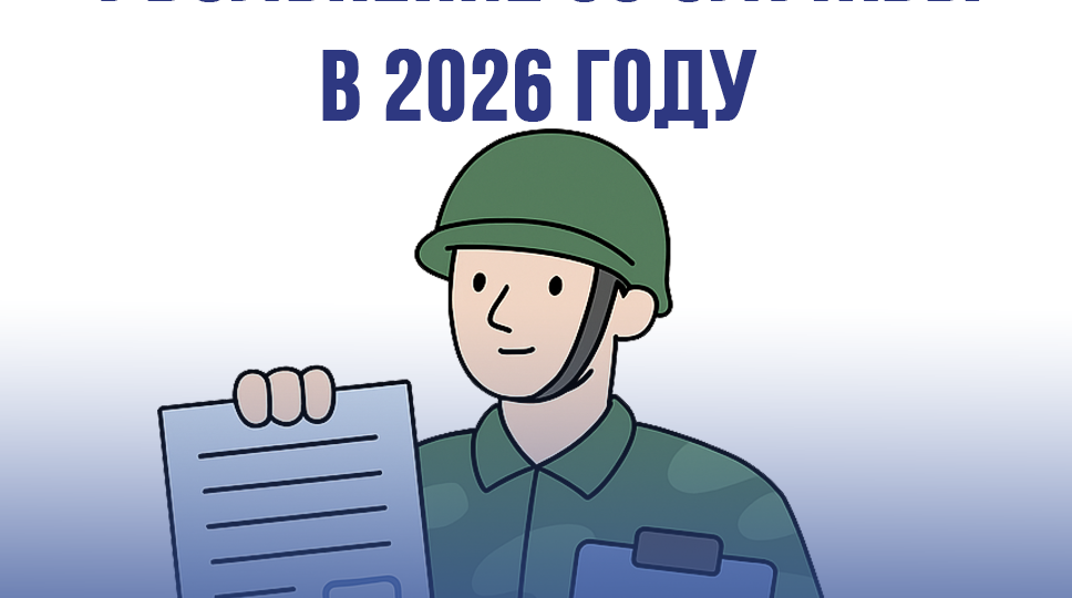 Увольнение с военной службы в 2026 году.