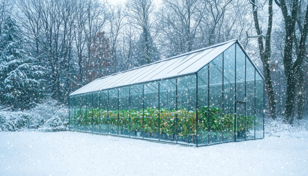 Теплица в зимний период