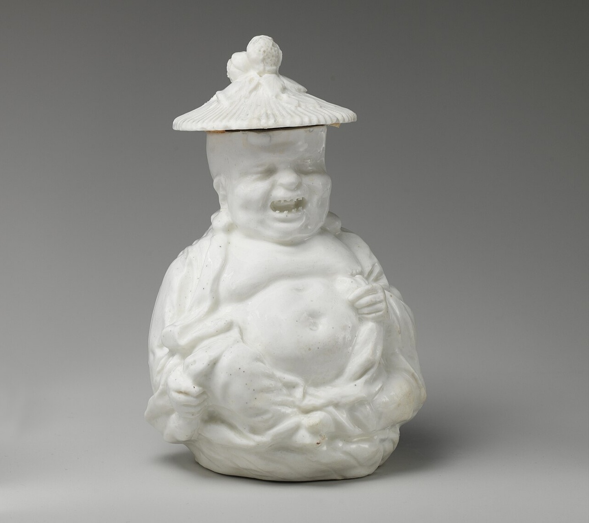 Чайница. Chelsea. Великобритания. 1745–50. Фарфор. Музей Метрополитен, Нью-Йорк 