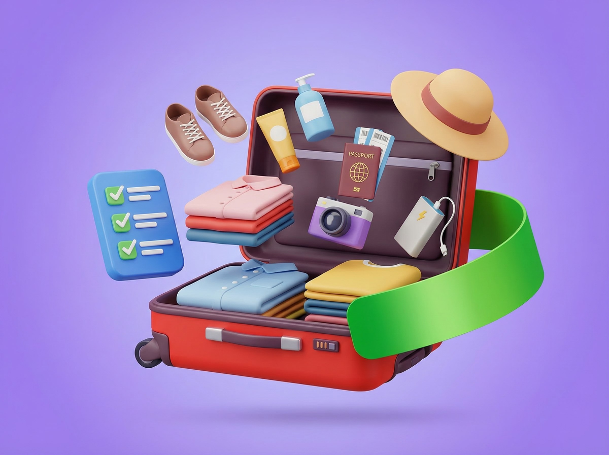 Как собрать чемодан в поездку и ничего не забыть: удобный список вещей для путешествий