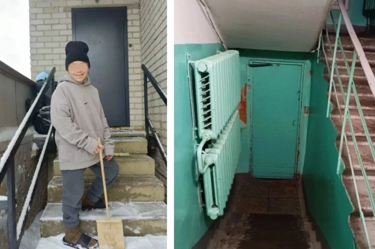    Новое фото мальчика, скитавшегося по подъездам осенью 2025 года.