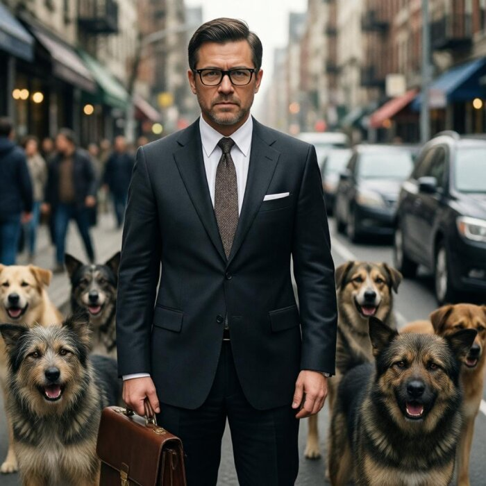 Бродячие собаки - неразрешимая проблема в большинстве регионов ДФО / Изображение сгенерировано нейросетью flyvi.io 