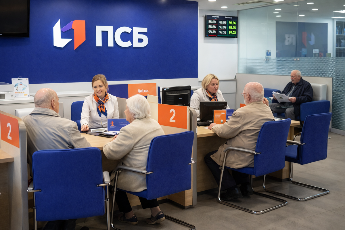    ПСБ запустил акцию с бонусами за перевод выплат. Фото: нейросеть