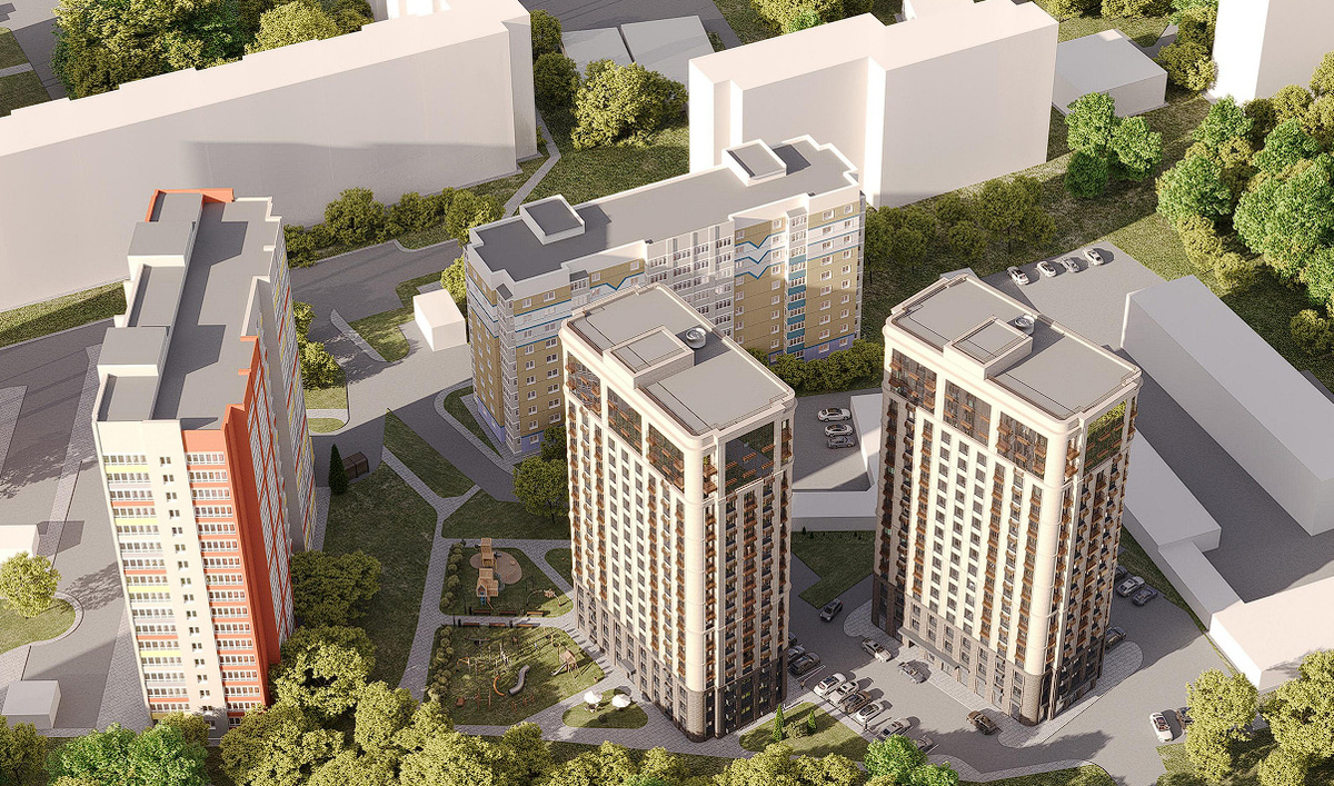 Проект домов на ул. гущина, 173б в Барнауле