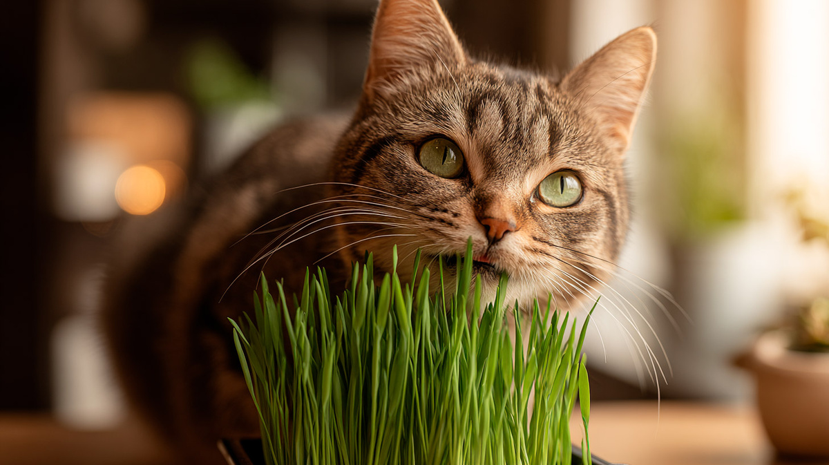 Трава с улицы небезопасна для кошки. В уличной траве могут содержаться паразиты и гельминты.