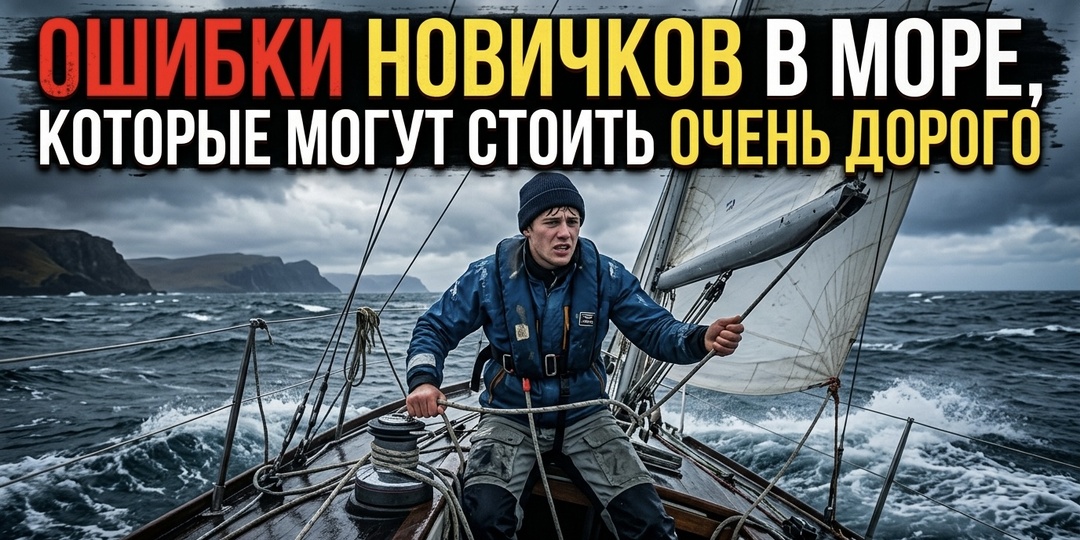 Ошибки новичков в море, которые могут стоить очень дорого