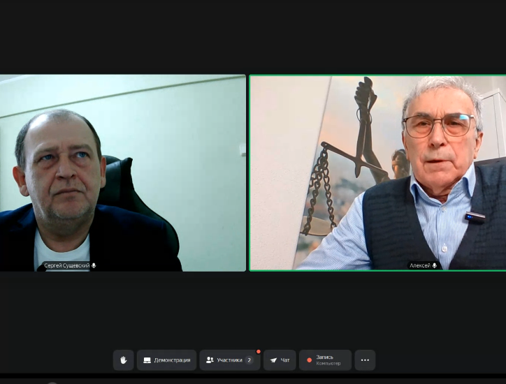 Сергей Сущевский слева, Владимир Полетаев справа