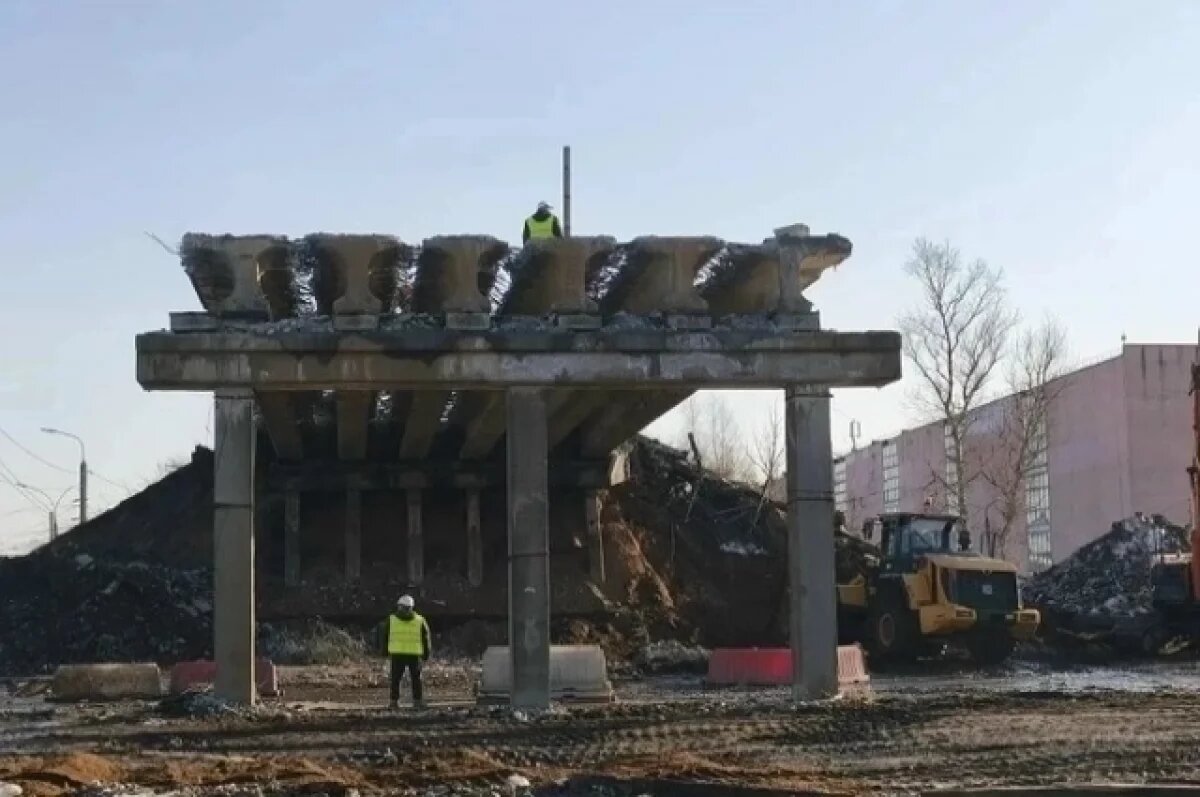    Путепровод у Выставочной в Ярославле обновят к середине лета