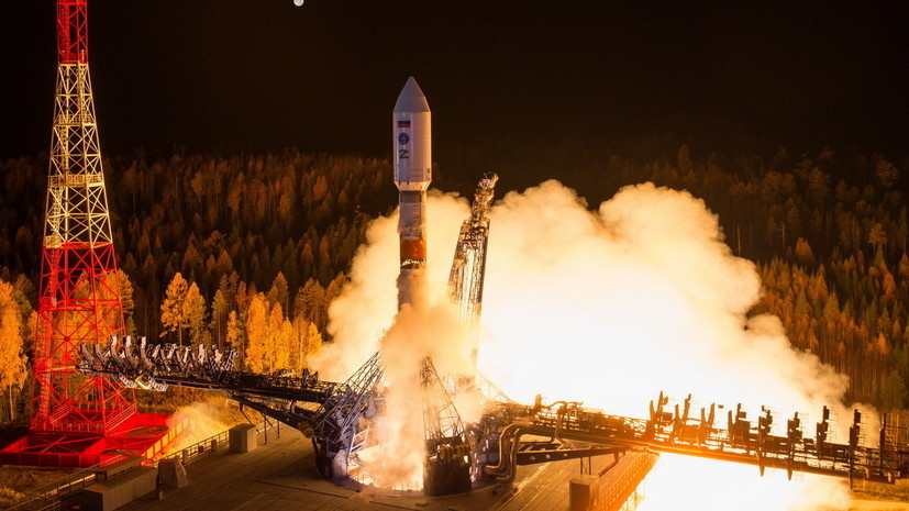     Пуск ракеты-носителя среднего класса «Союз-2.1б» с космическим аппаратом «Глонасс-К» с Государственного испытательного космодрома Министерства обороны РФ (космодром Плесецк) РИА Новости Министерство обороны РФ