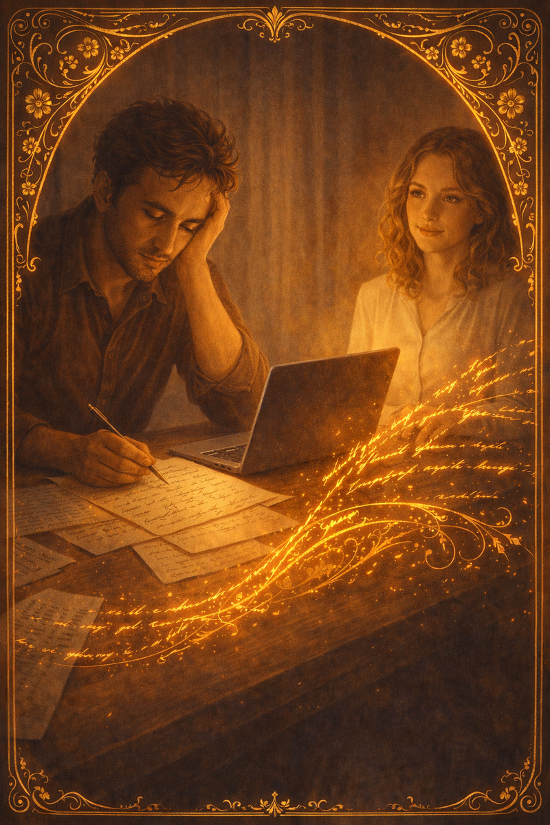 К своим стихам поэт возревновал красотку