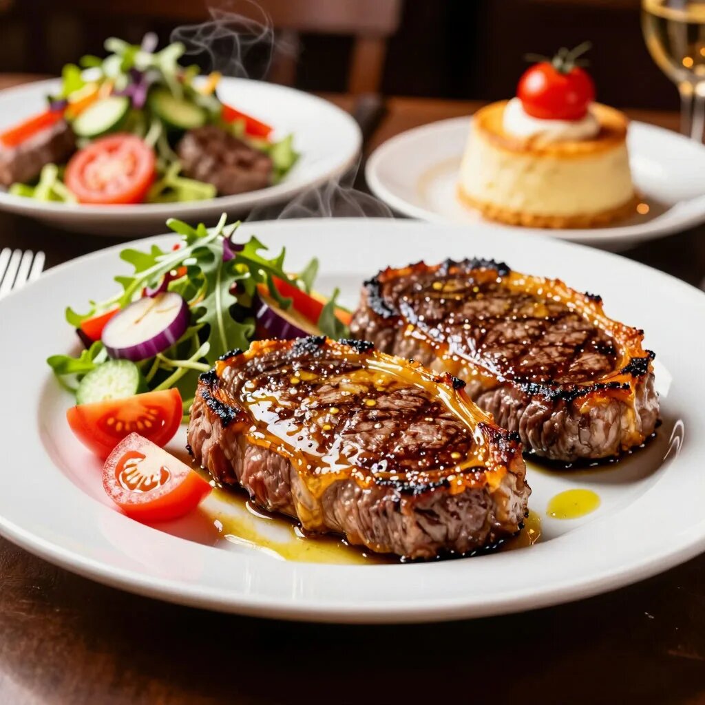 Еда. Иллюстрация сгенерирована нейросетью