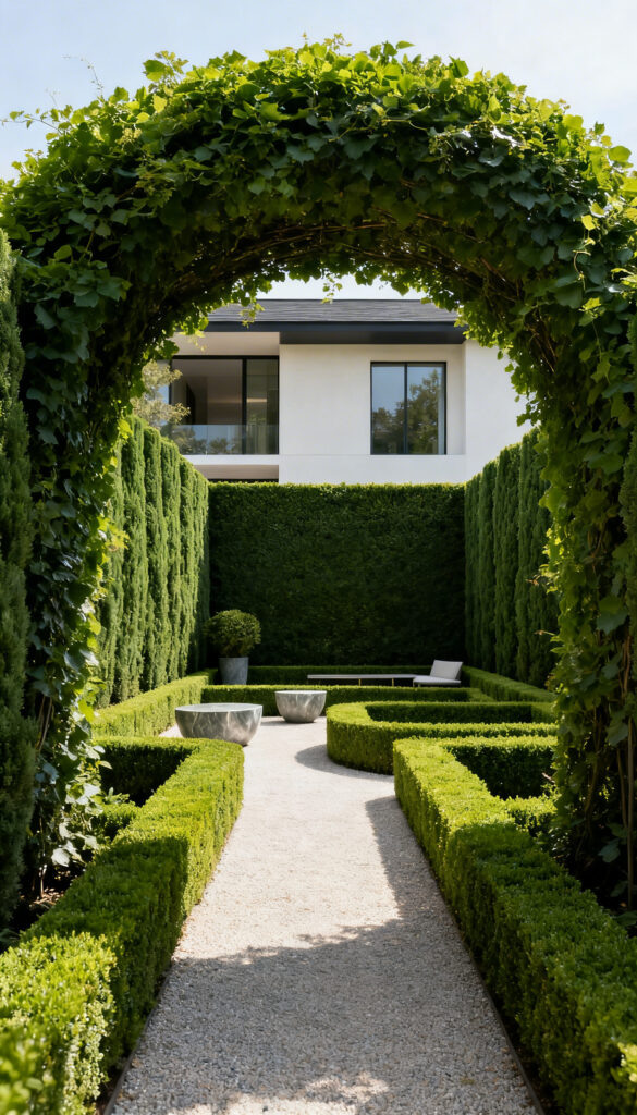    topiarnoye-iskusstvo-tsvetyushchiy-labirint-iz-strizhenykh-rasteniy-i-bosketov-v-sadu GardenGate