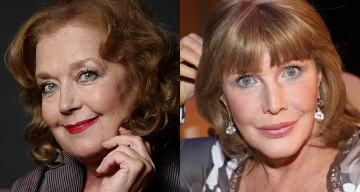 на фото слева Ирина Алферова, справа на фото Елена Проклова