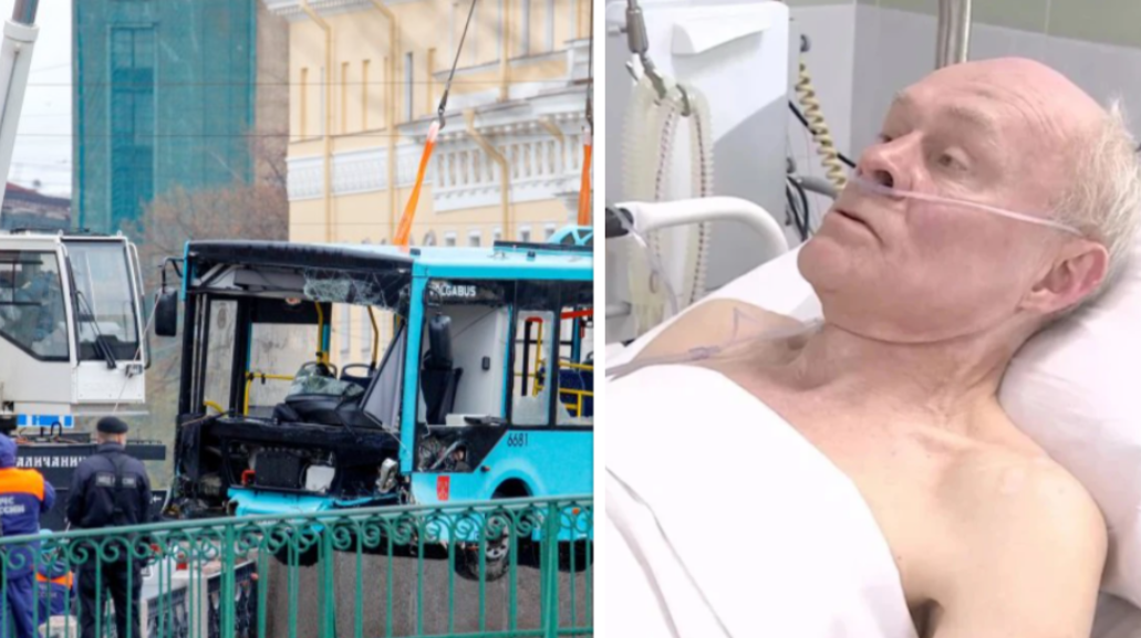 Фото с места происшествия: МЧС России/ТАСС. Фото Александра Тверитнева: Смольный