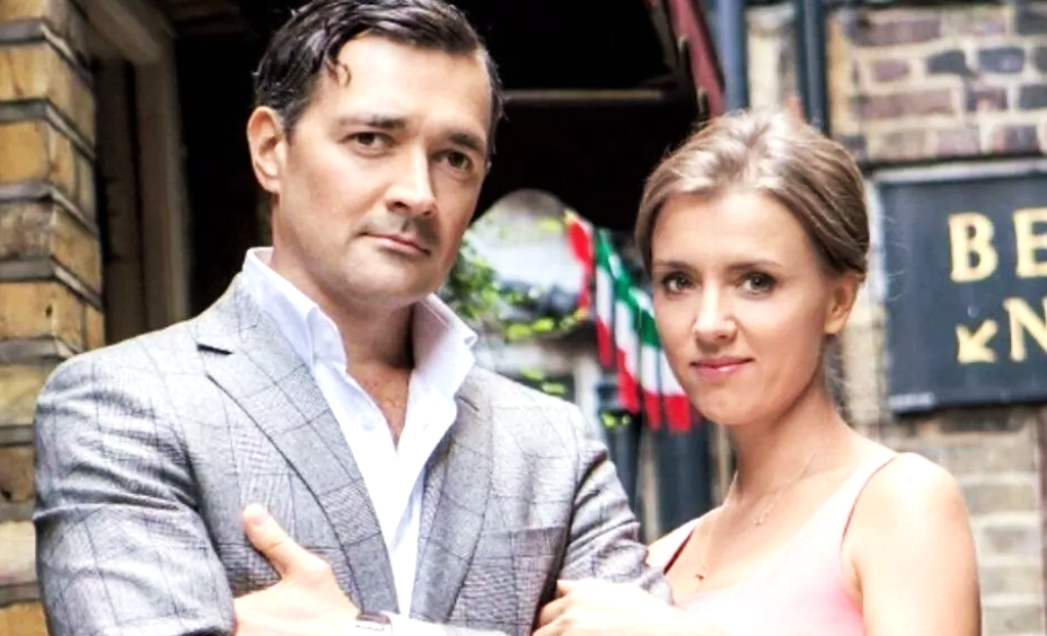 на фото Егор Бероев и Ксения Алферова