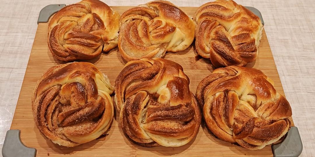 Булочки как пух без всякой возни! Булочки с сахаром и корицей