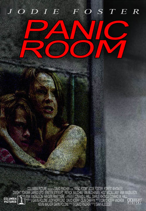 Постер к фильму "Комната страха / Panic Room" (источник: https://ru.kinorium.com/208907/gallery/poster/?photo=2740751) 