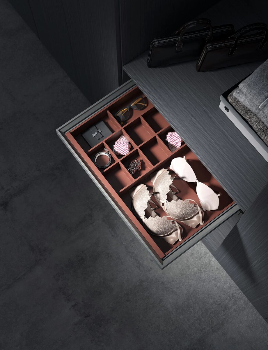 Коллекция Dream представляет собой воплощение изысканности и функционального совершенства в организации пространства. 