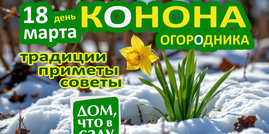 18 марта. День Конона Огородника: традиции, приметы и советы для садоводов