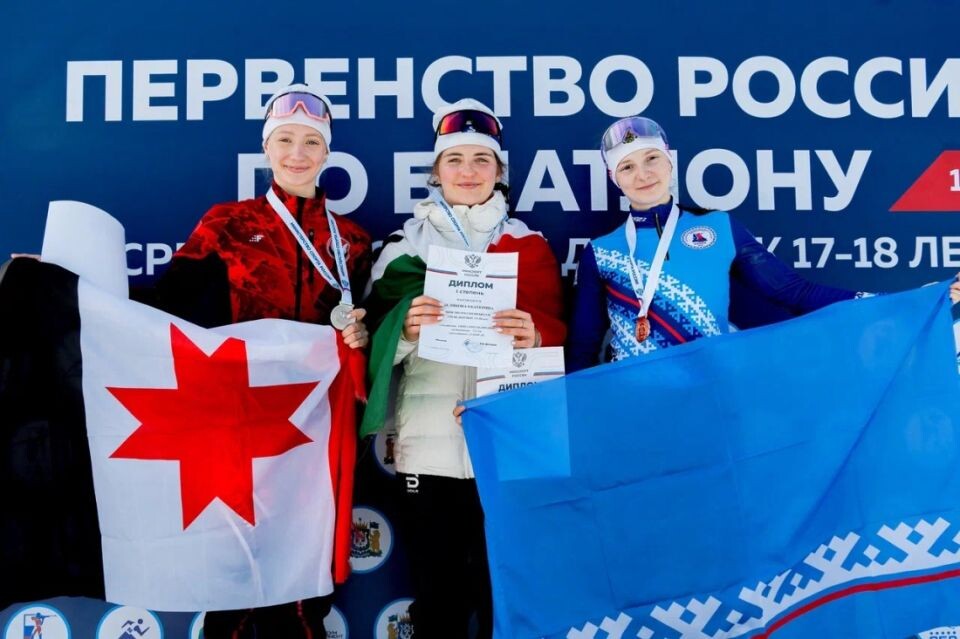    Екатерина Белякова на первенстве России по биатлону. Источник: altai-republic.ru