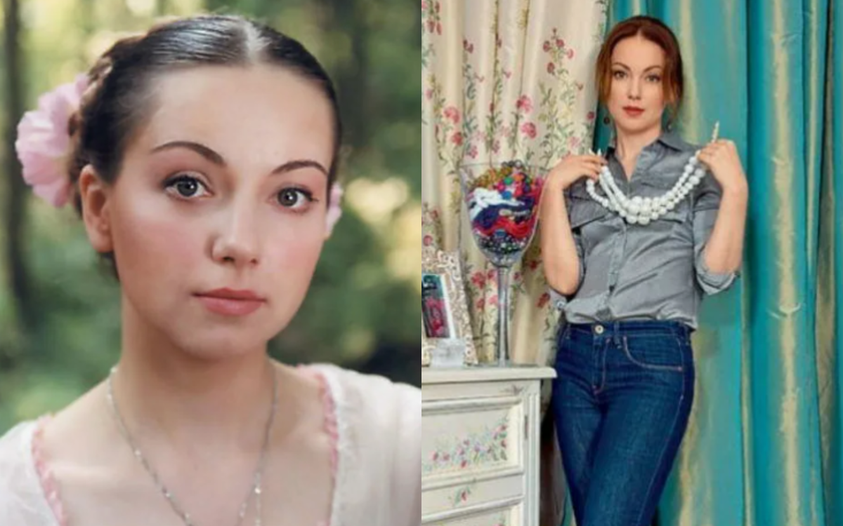 на фото Ольга Будина в молодости 