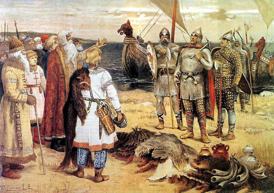 Викинги и русы встречались часто и так же часто торговали