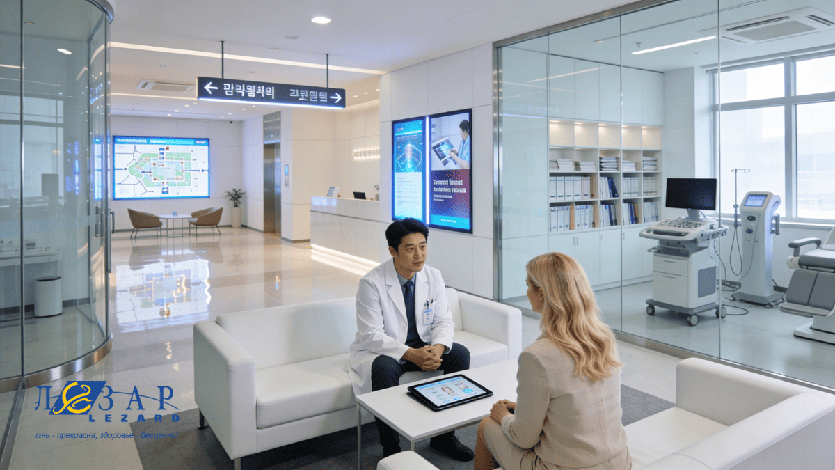 Современная клиника в Южной Корее: консультация с врачом.