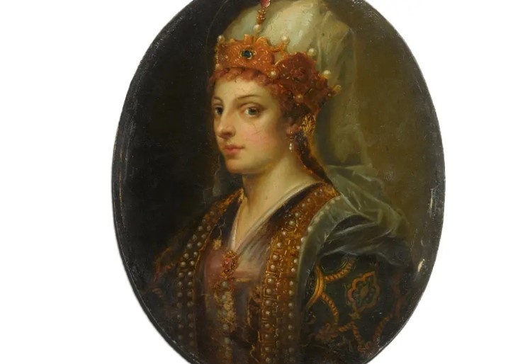Портрет Хюррем-султан, созданный в XVIII веке в Италии или Франции. Был продан за 7 500 фунтов (37 625 лир)