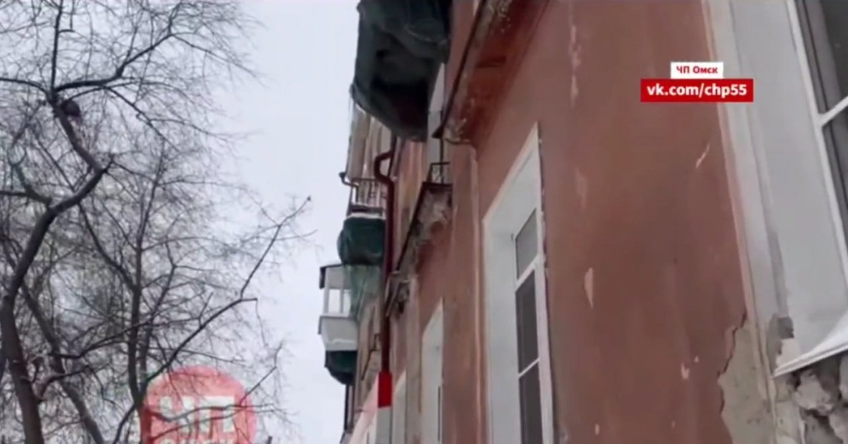 Место происшествия.. Фото: ВКонтакте «ЧП Омск» (12+)    📷