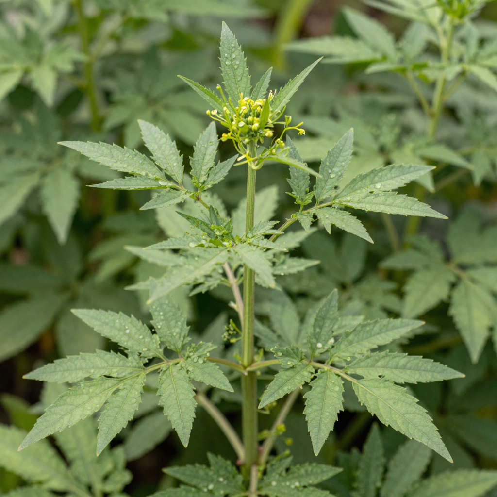 Приблизительно так выглядело растение сильфии.