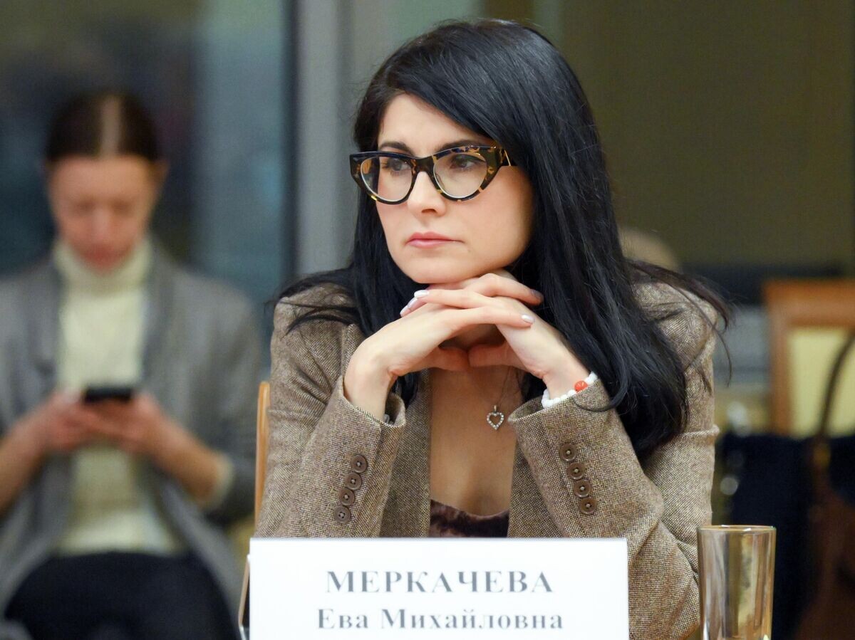    Ева Меркачева на заседании Совета при президенте РФ по развитию гражданского общества и правам человека | © РИА Новости / Пелагия Тихонова