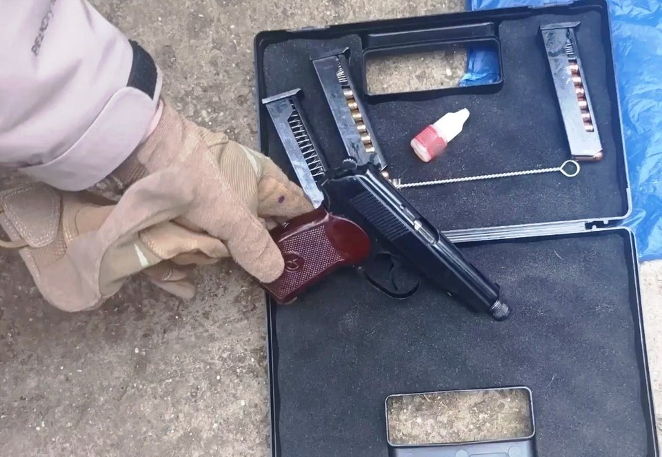    Оружие изъято. Фото: sev.gov.ru
