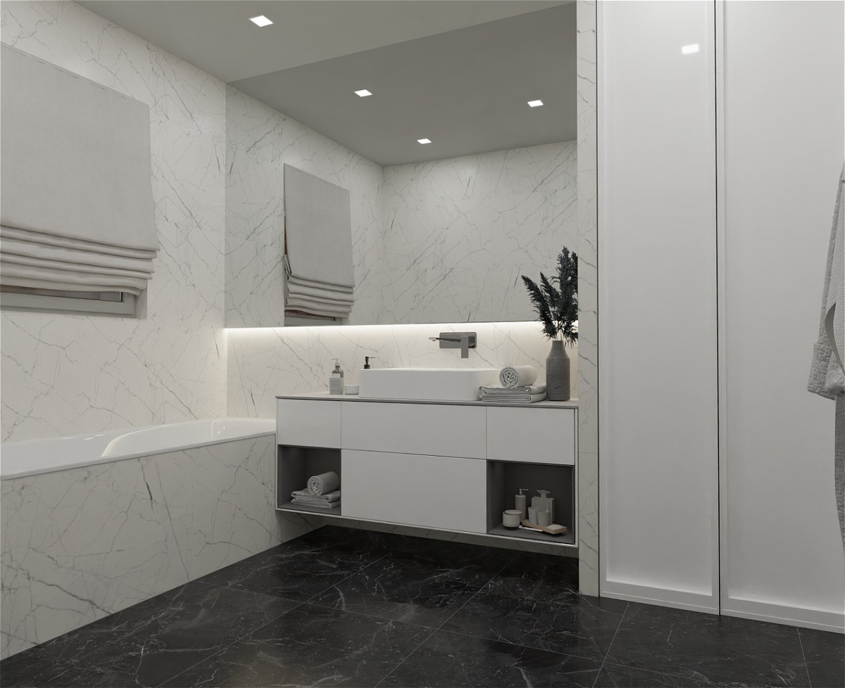 ванная комната в современном стиле