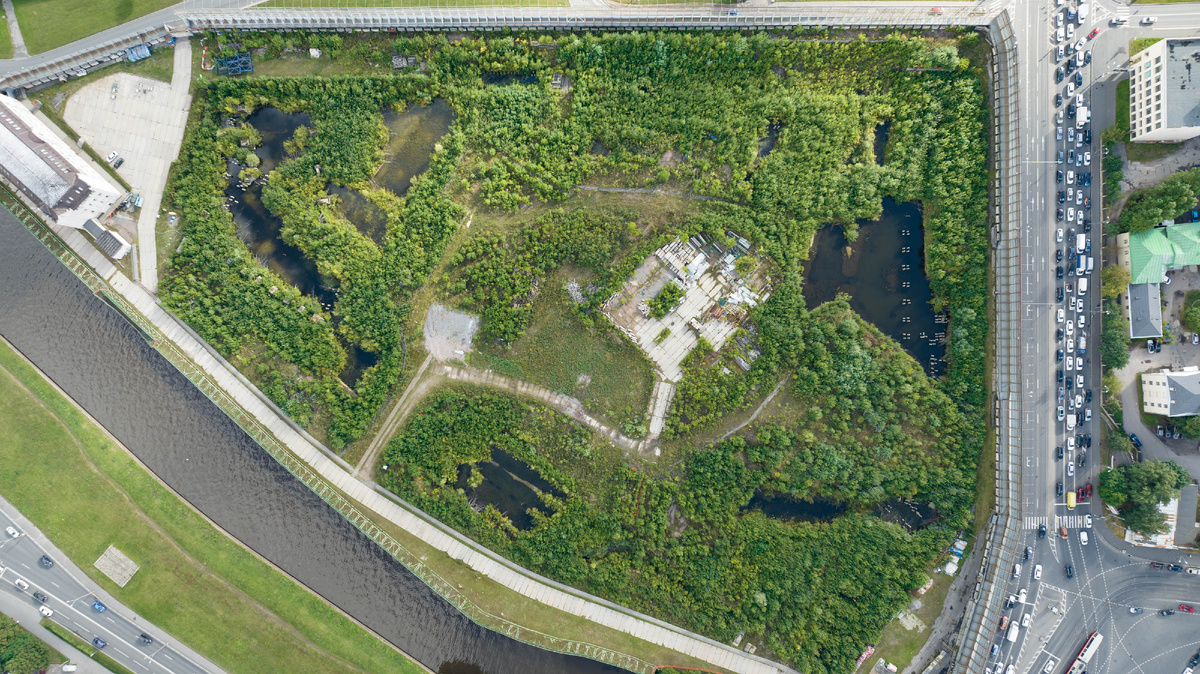 Место крепости Ландскрона 