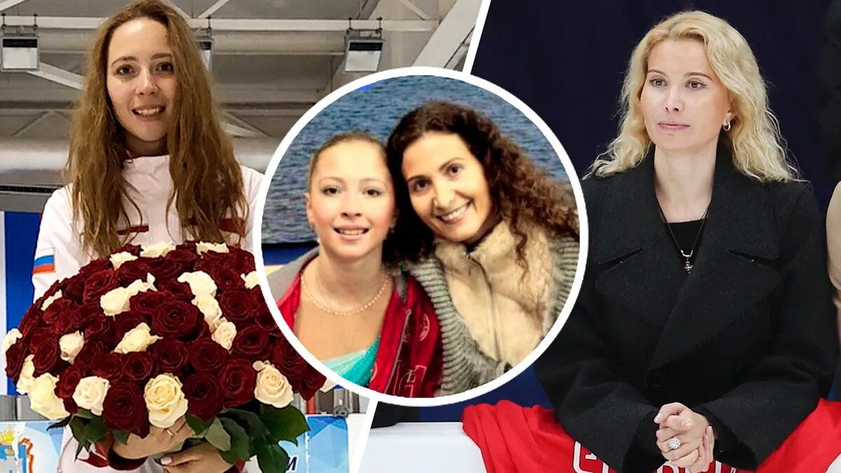 Полина Шелепень и Этери Тутберидзе / фото: соцсети, Александр Мысякин (Sport24)