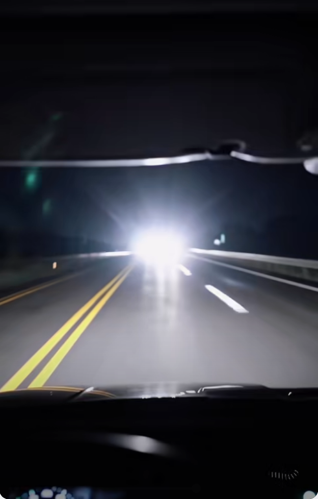 Некачественные линзы и неправильная установка приводят к ослеплению встречки