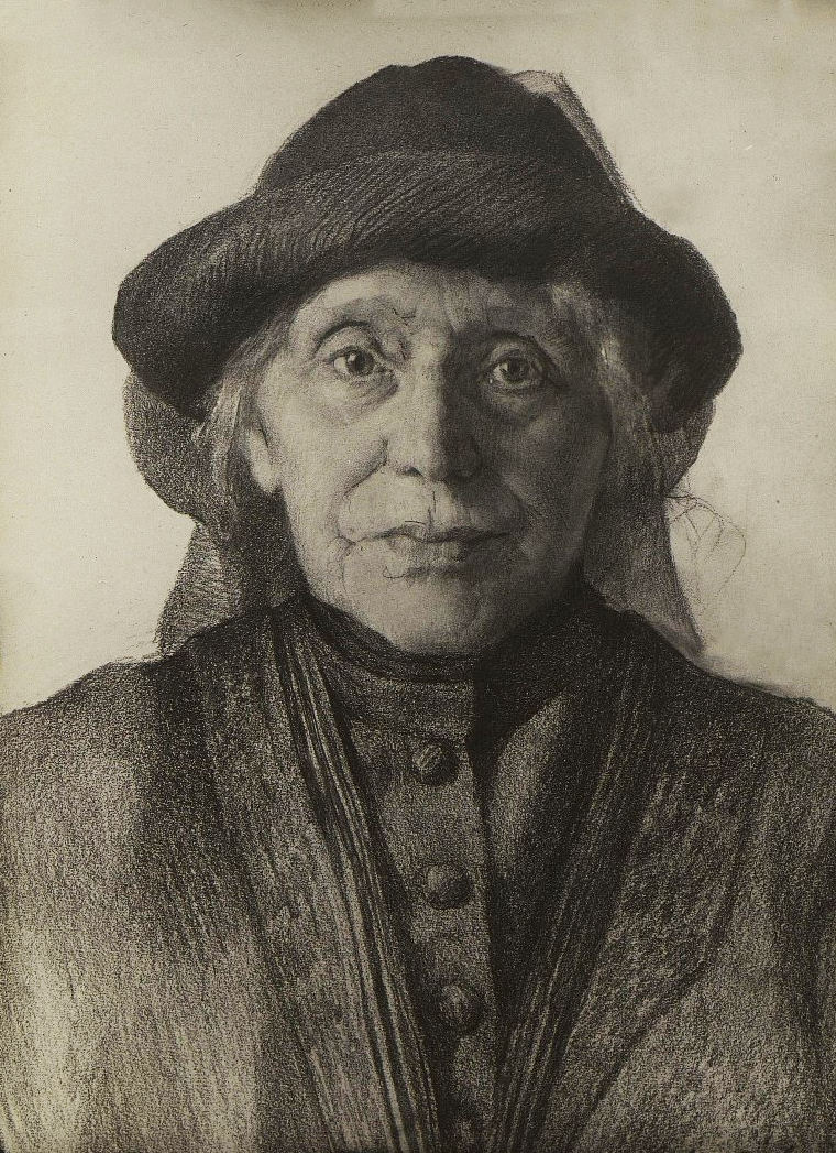 А. А. Врубель, сестра художника. Фоторепродукция. До 1956 г.