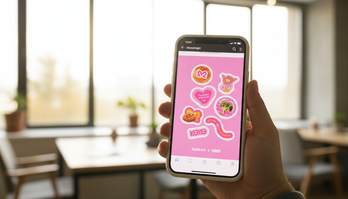 стикеры с логотипом компании в мессенджере — вирусное продвижение бренда