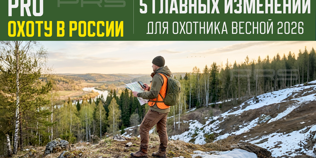 5 главных изменений для охотника в России к весне 2026 года