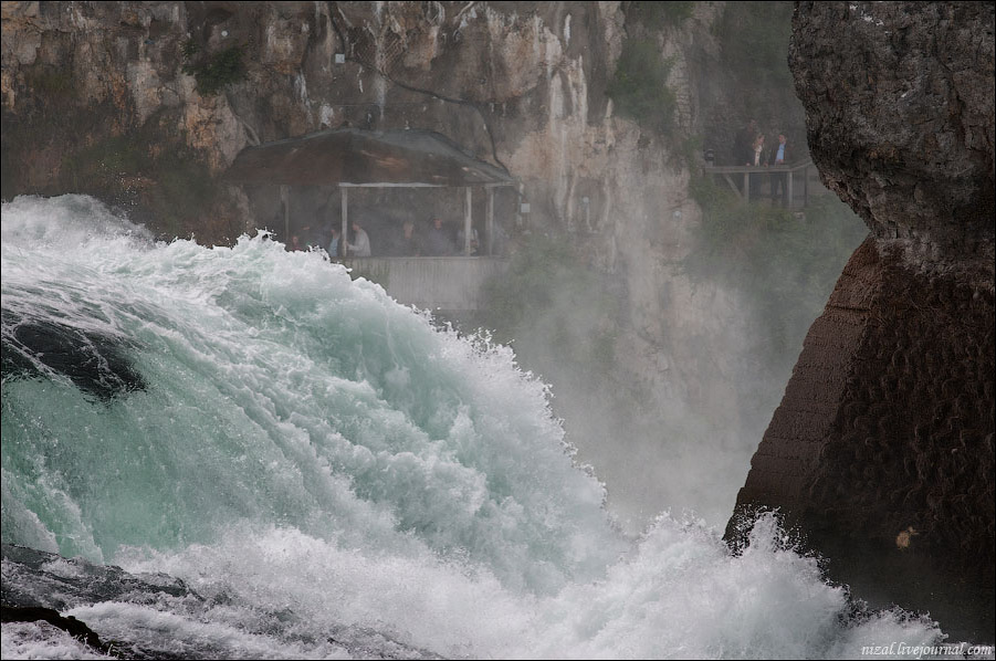 фото автора  Швейцария Рейнский водопад.