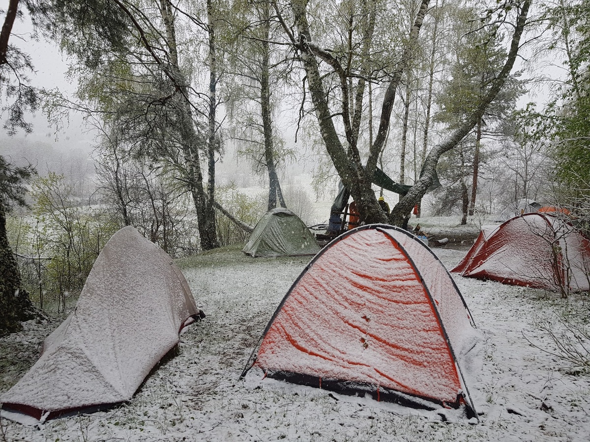 Внезапный снег в мае