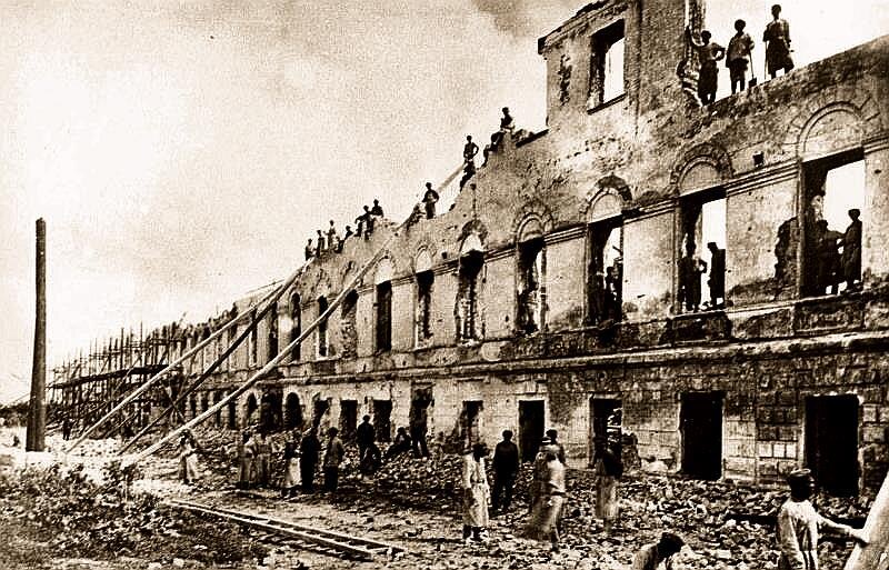 Ярославль после подавления восстания 1918 года.