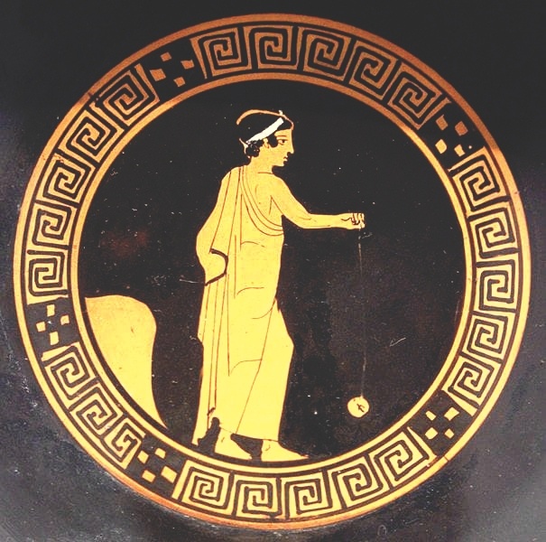 Диск, древний предок йо-йо. Греки, кажется, тоже любили «позависать».