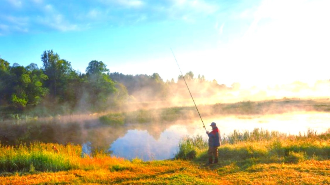 Рыбалка на озере