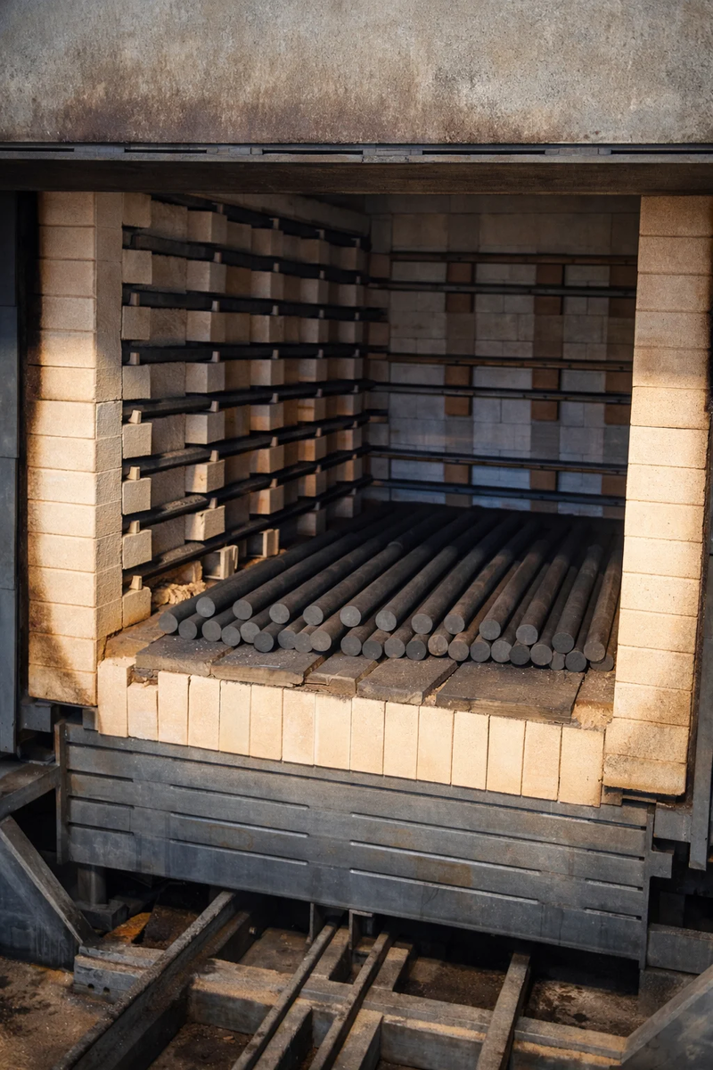 Термическая обработка углеродистых сталей, закалка и отпуск металла на заводе в Москве